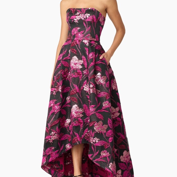 shoshanna pink strapless dress Midnight Vicki Dress